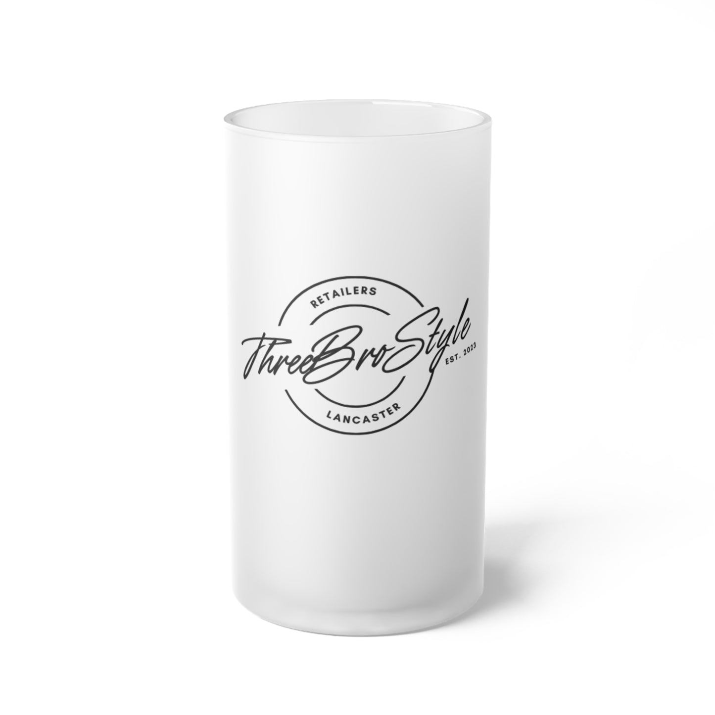 Three Bro Style Logo - Beer Mug