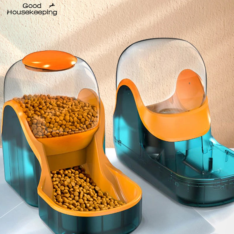 3.8L Automatic Gravity Pet Water & Food Dispenser