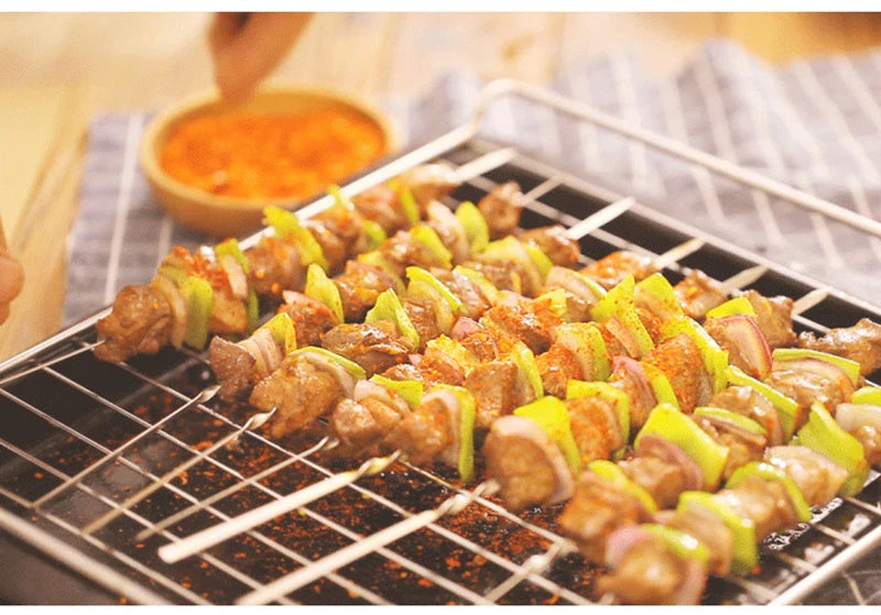 10/15 Pcs Stainless Steel Barbecue Skewer