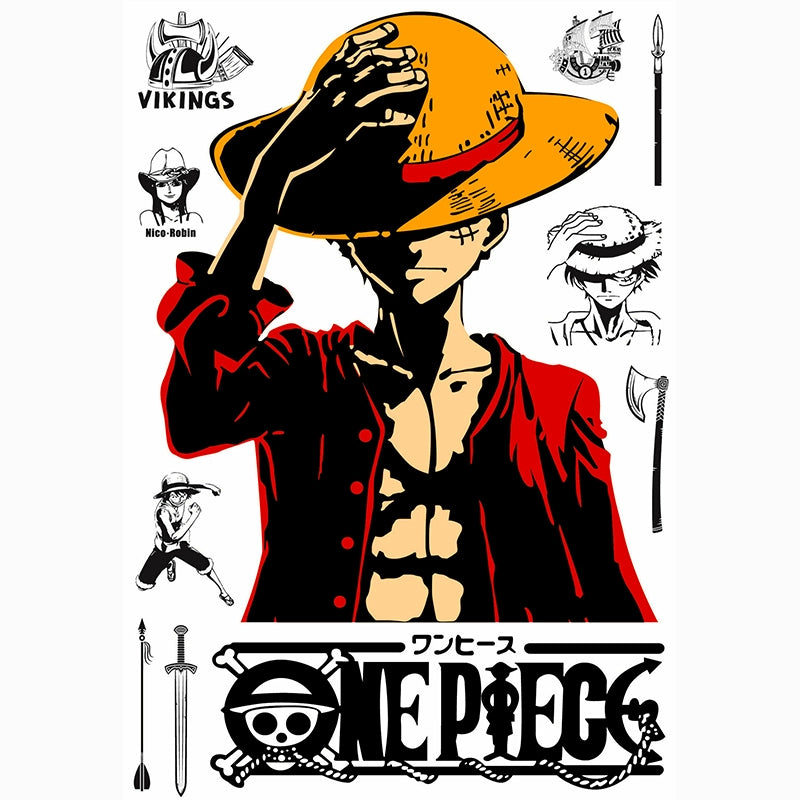 One Piece Luffy Stickers