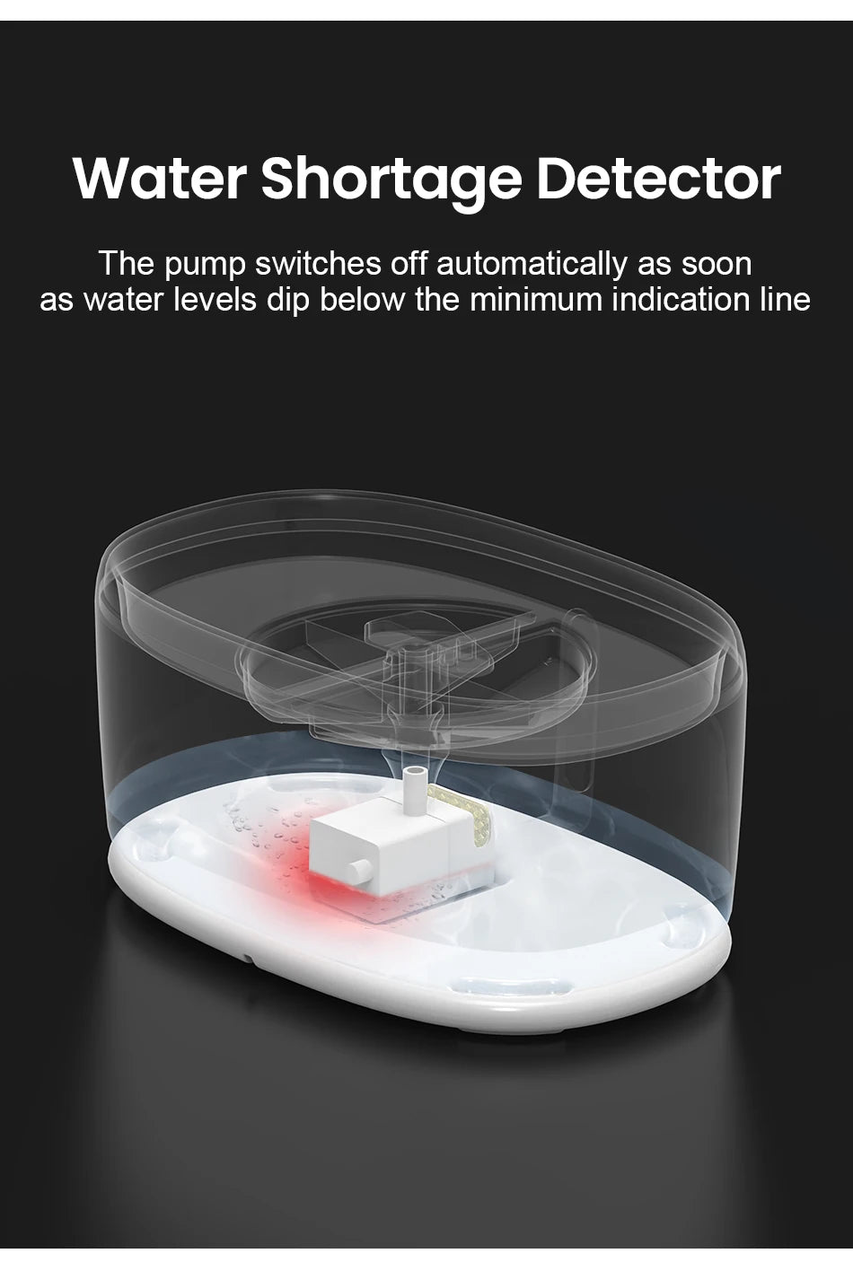 Automatic Pet Water Fountain Dual Bowls